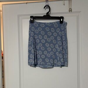 Aris Sky Blue Daisy Mini Skirt